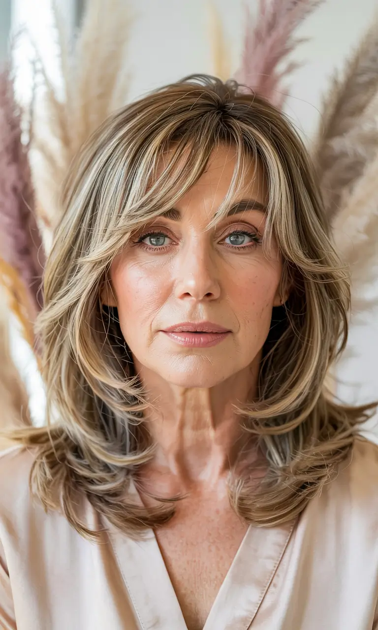hairstyles-for-women-over-60-with-bangs-layered-blonde