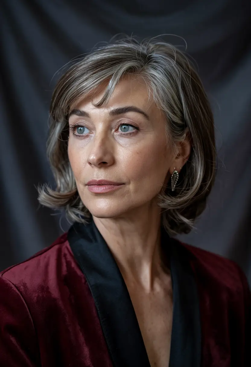 hairstyles-for-women-over-60-short-hair-silver-frost-bob