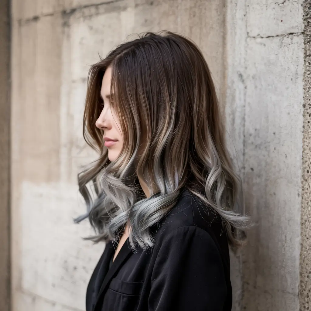 winter-hairstyles-color-Silver-Smoke-Ombre