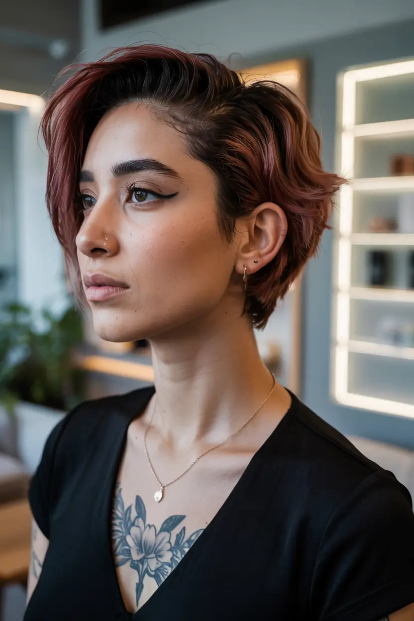 short winter haircuts Rosewood Layered Crop
