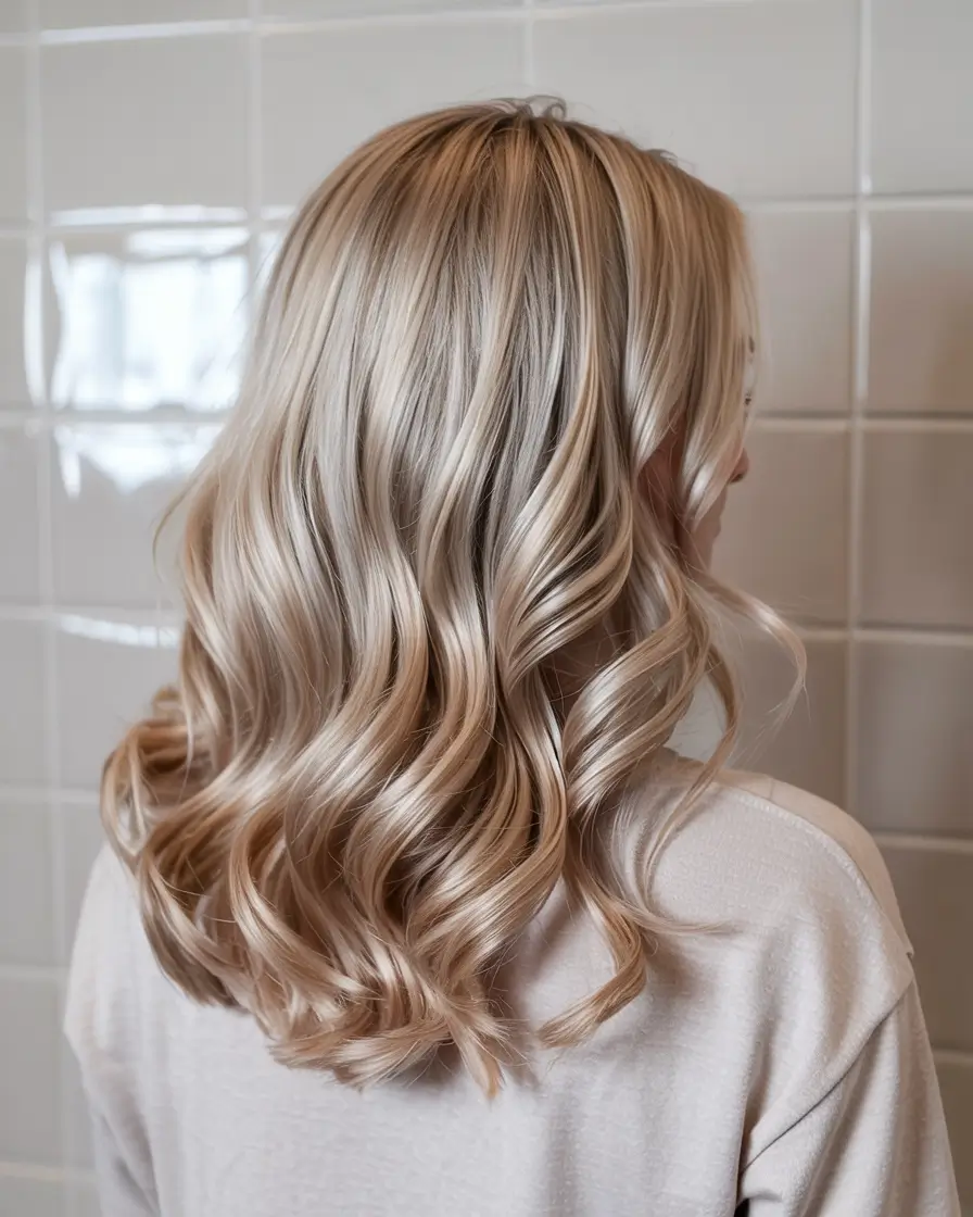 hair colors for winter blonde Champagne Blonde Shine