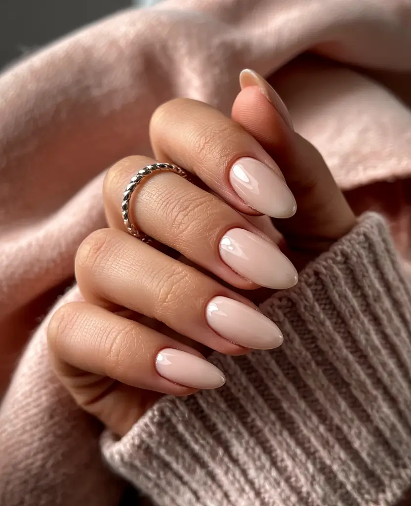 classy winter nails almond Soft Blush Almond -- Everyday Luxury