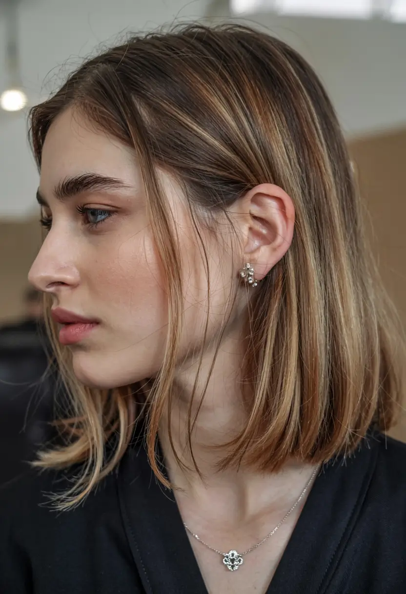 cute winter hairstyles Minimalist Blunt Bob
