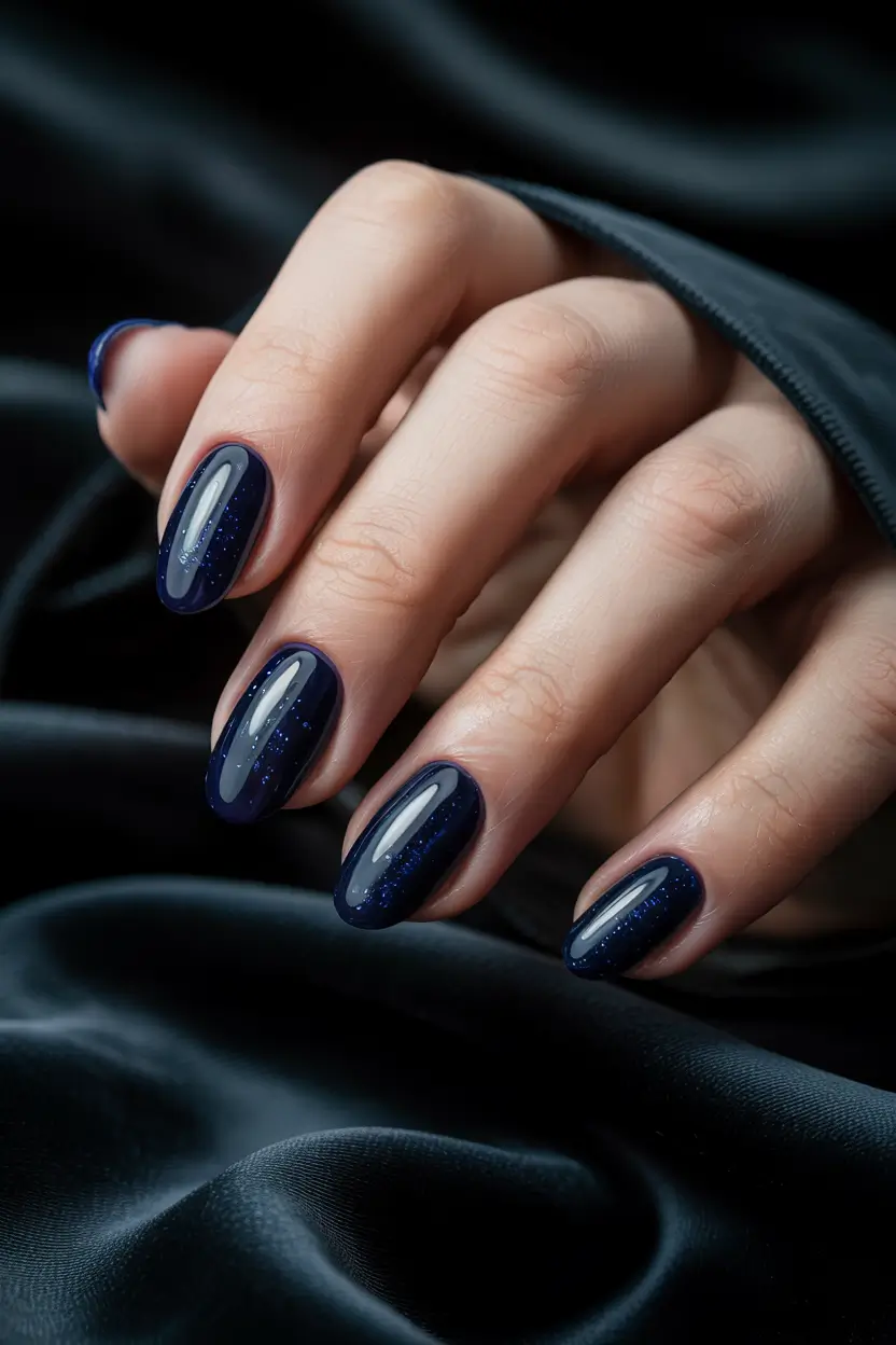 dark-winter-nail-colors-winter-Midnight-Velvet-Galaxy