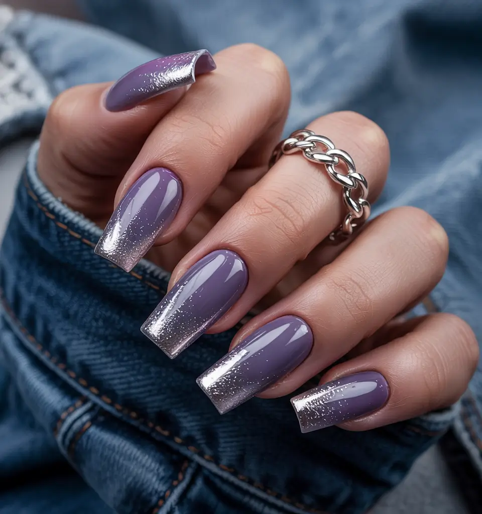 dark-winter-nail-colors-purple-Lavender-Twilight-Fade