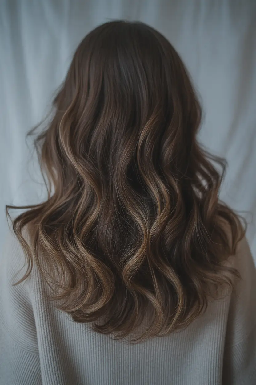 winter medium haircuts 2025 - 2026 Dimensional Cocoa Waves