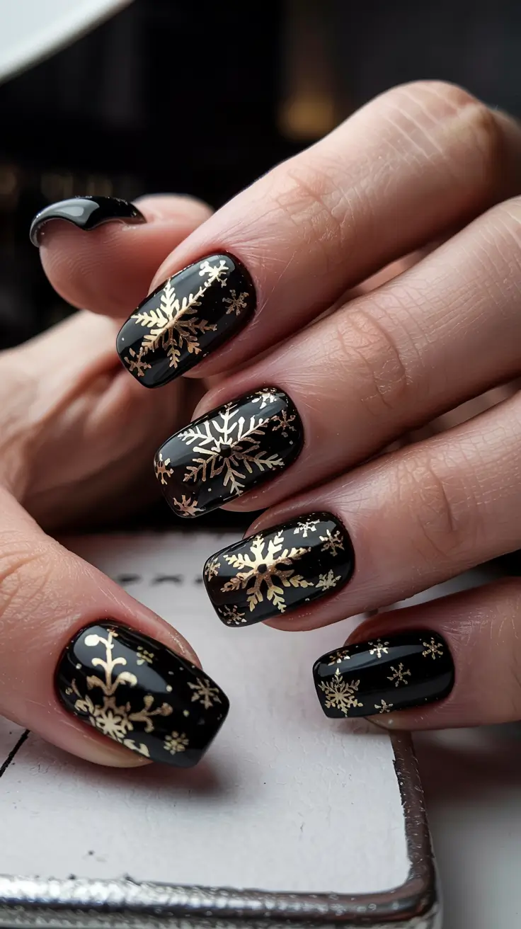 Winter 2025-2026 Golden Frost on Midnight