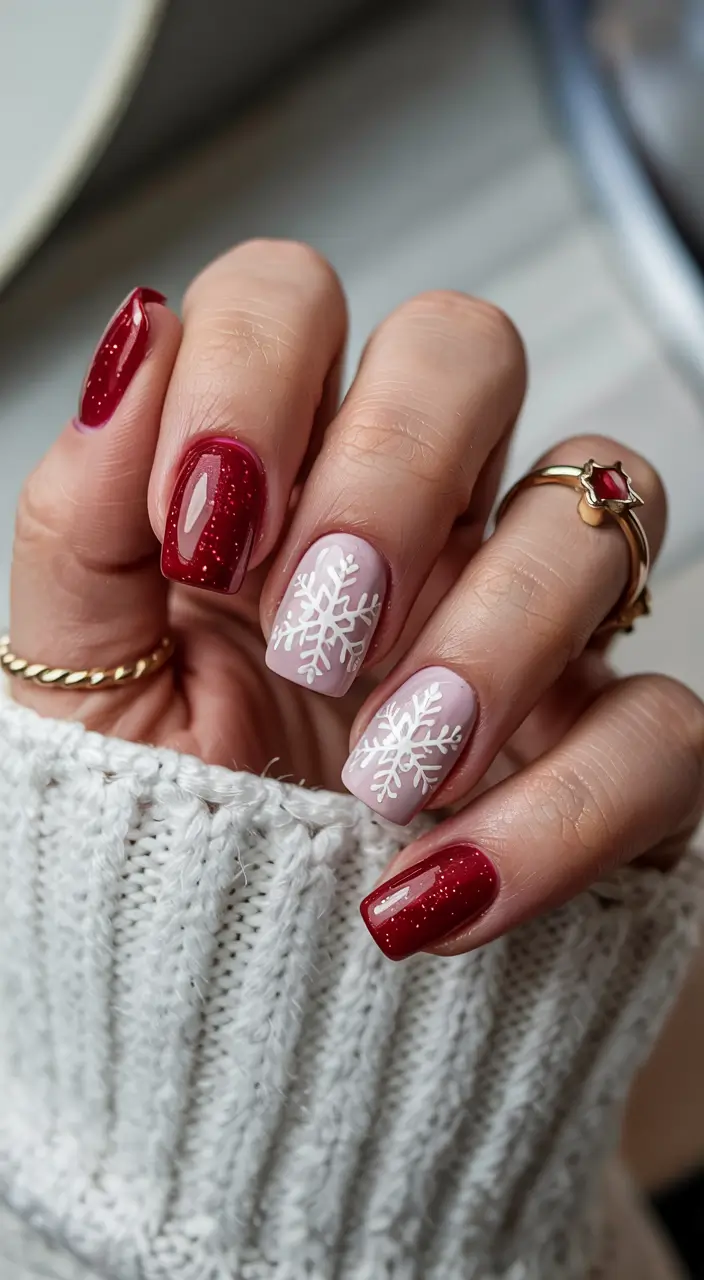 Winter 2025-2026 Scarlet Snowflakes