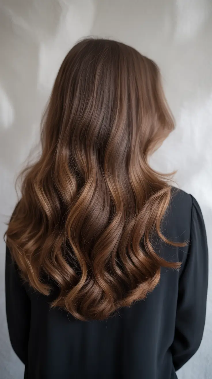 trending hair colors winter 2025 Cinnamon Mocha Luxe