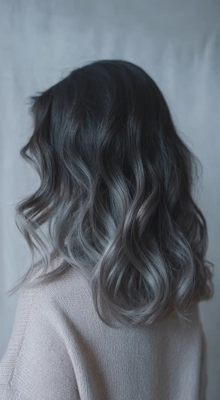 Winter Hair Colors 2025-2026 Winter Frost Ombre