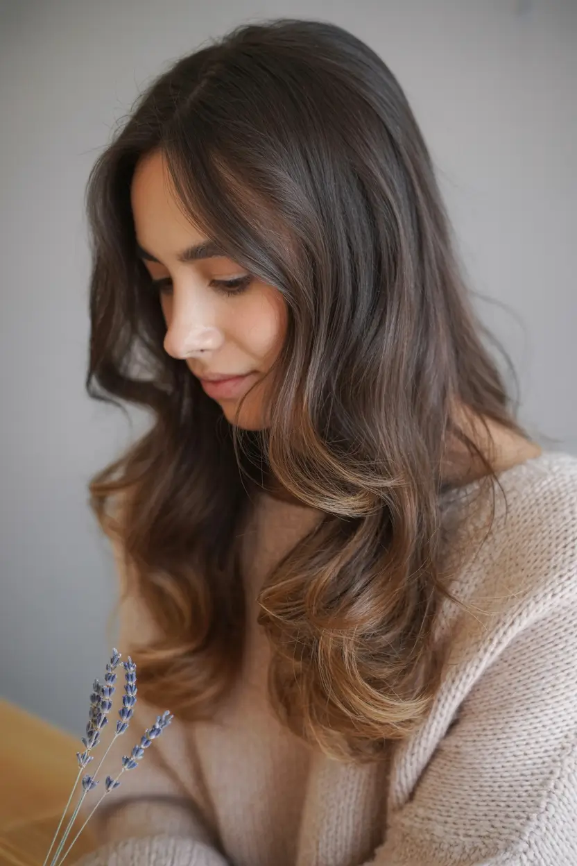 Winter Hair Colors 2025-2026 Soft Caramel Touch
