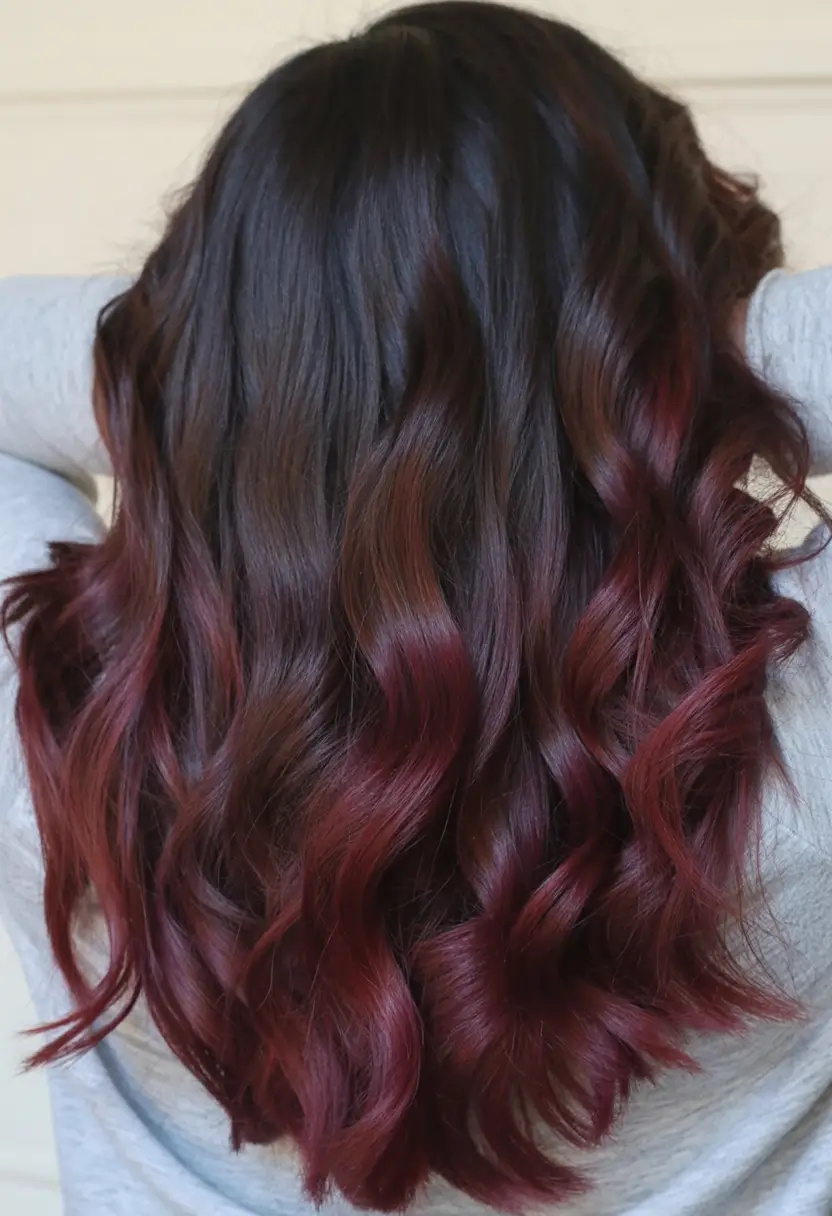 hair colors for brown hair blue Deep Reds with Chocolate Dimension