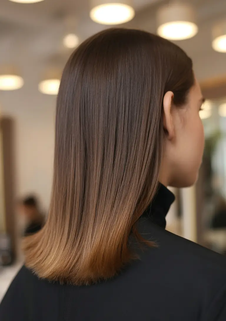 winter hair colors highlights ideas 2025 2026 Cinnamon Fade