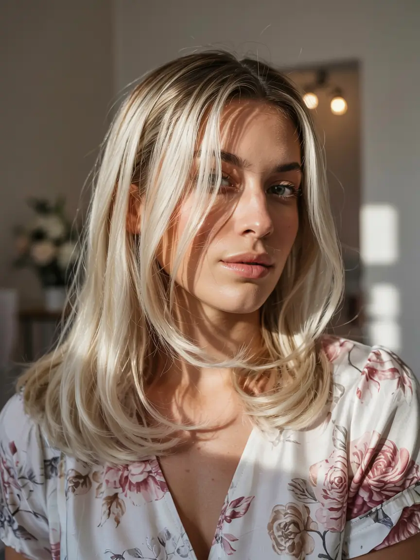haircuts-and-colors-for-women Soft Vanilla Blonde Layers