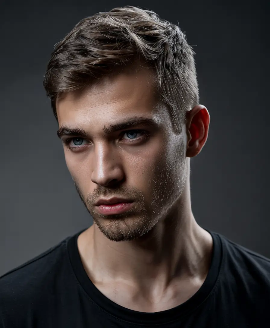 winter haircuts for men 2025 - 2026 Textured Crop for the Bold