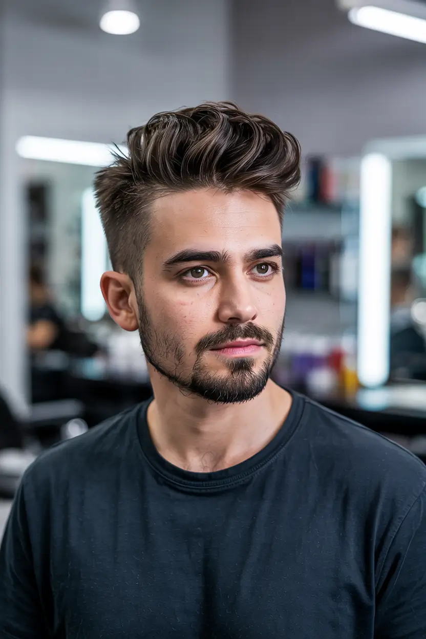winter haircuts for men 2025 - 2026 Faded Volume Blend