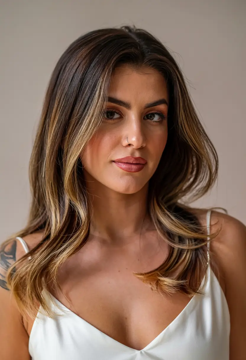 Winter Haircuts for Round Faces 2025-2026 Style Guide Soft Waves with Face-Framing Layers