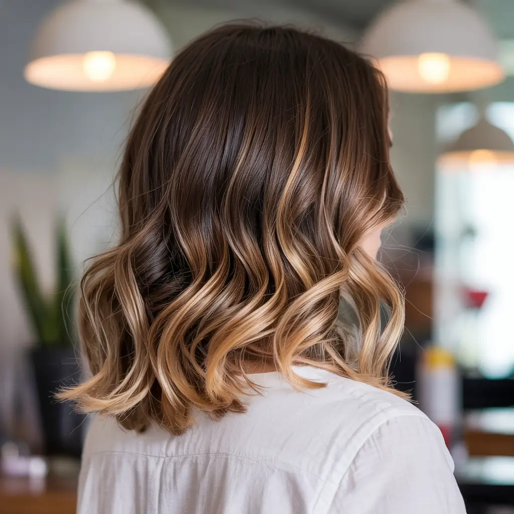 auburn hair color 2026 Honey Auburn Balayage