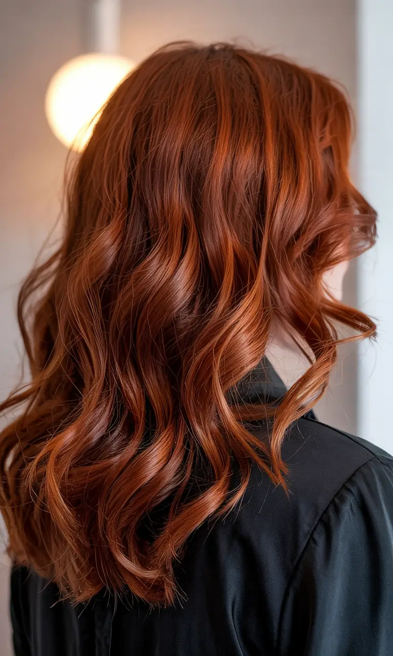 auburn hair color 2026 Classic Copper Shine