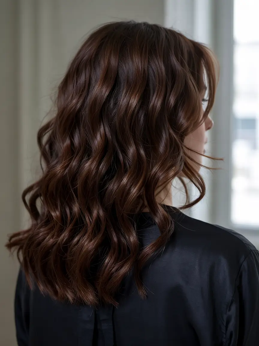 auburn hair color 2026 Velvet Brown Auburn Depth