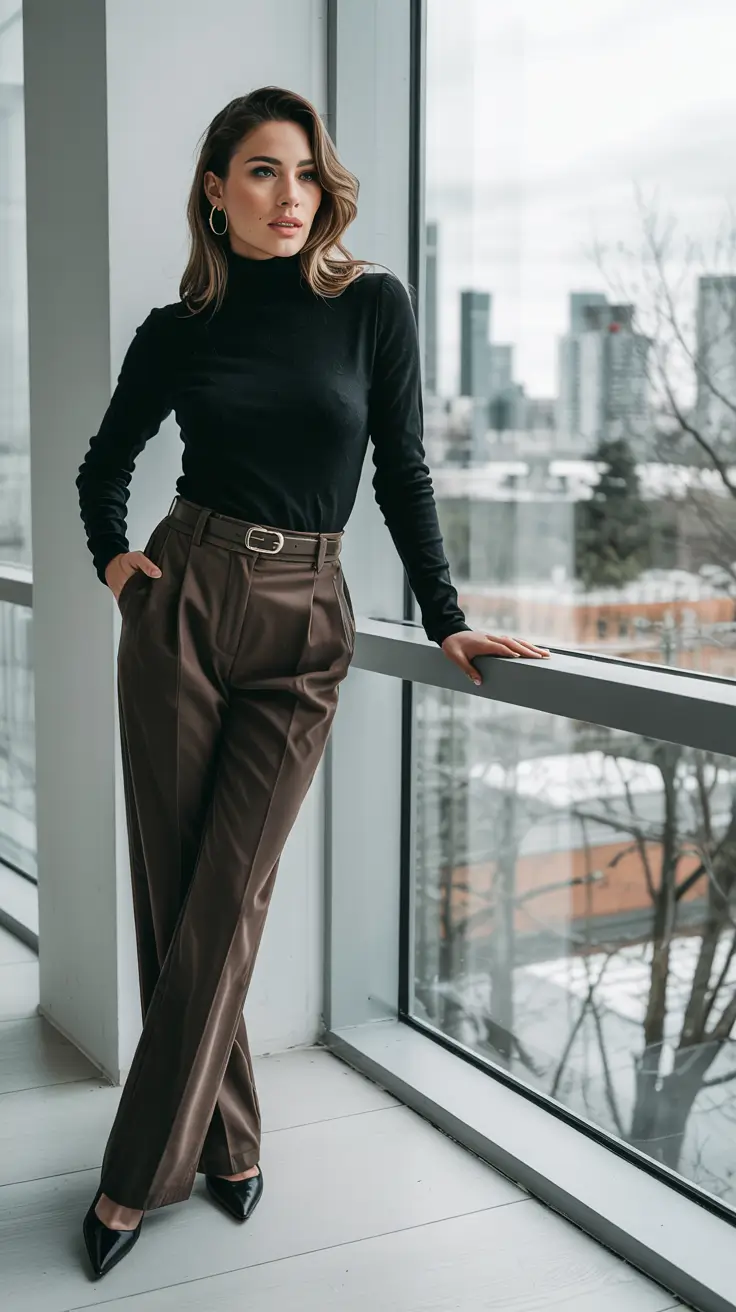 business casual outfits for women winter Monochrome Minimalism Reimagined