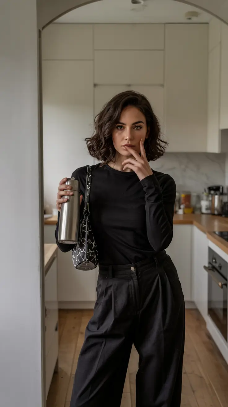 business casual outfits for women The All-Black Energy