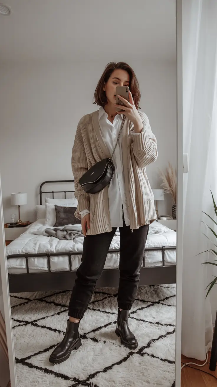 business casual outfits for women Casual Layers with Urban Cool