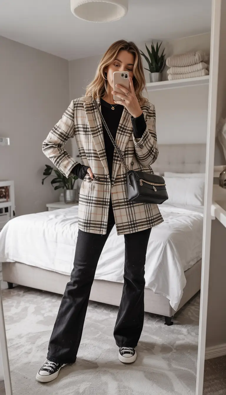 casual outfits for work Modern Plaid for Every Day