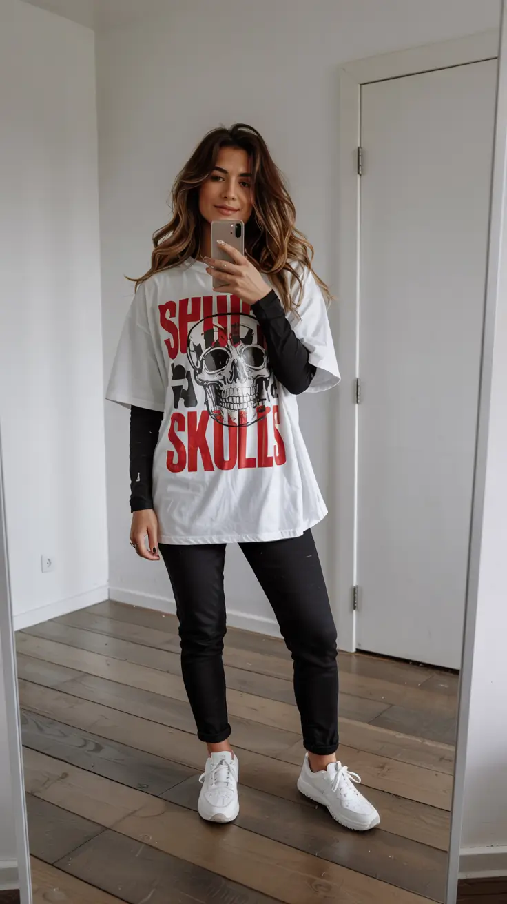 casual outfits spring Street Cool with a Playful Attitude