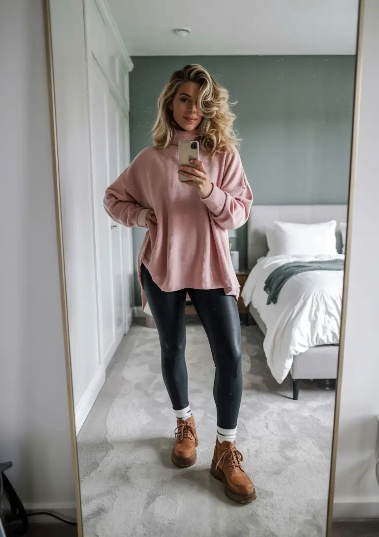 casual outfits aesthetic Pink Hues and Weekend Energy