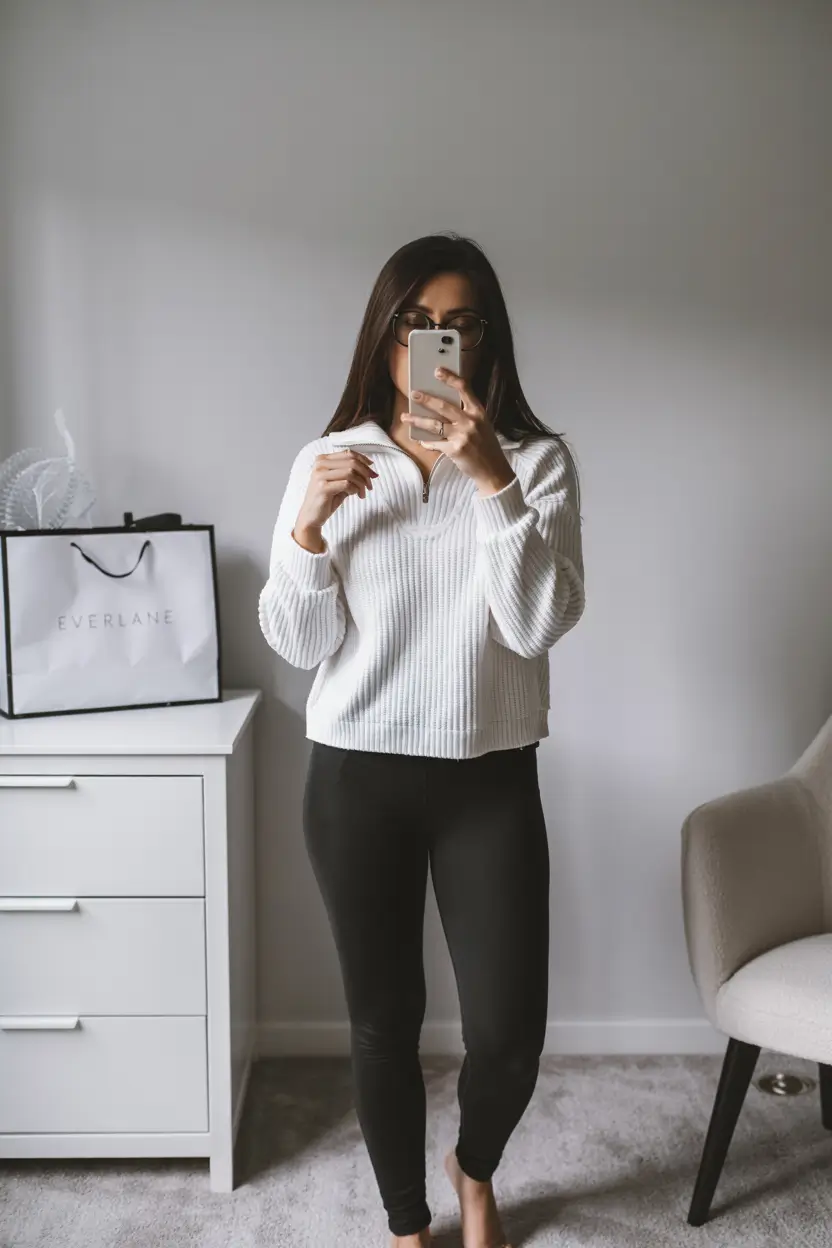 casual outfits spring Monochrome Minimalism