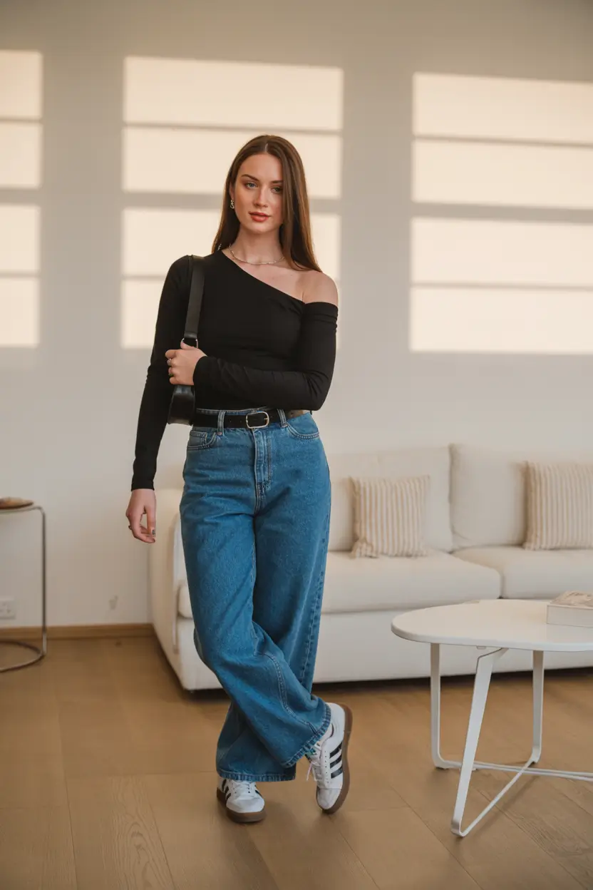 jeans outfits 2026 Evening Ease