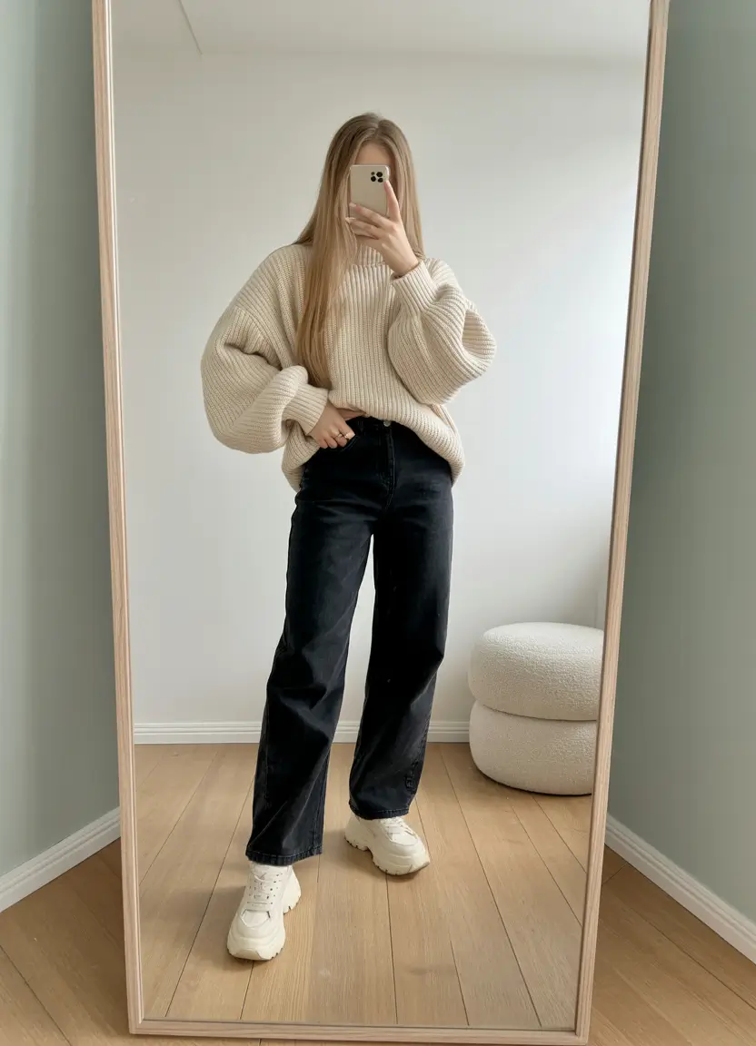 jeans outfits black women Minimal Warmth