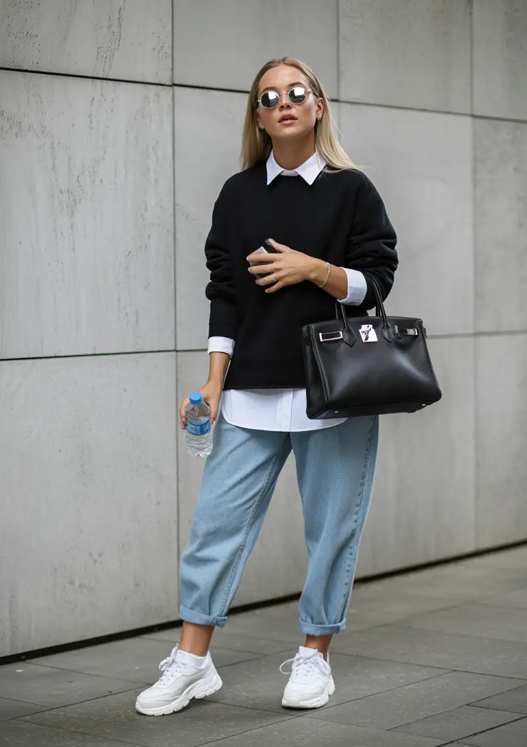 jeans outfits 2026 Smart Casual Remix