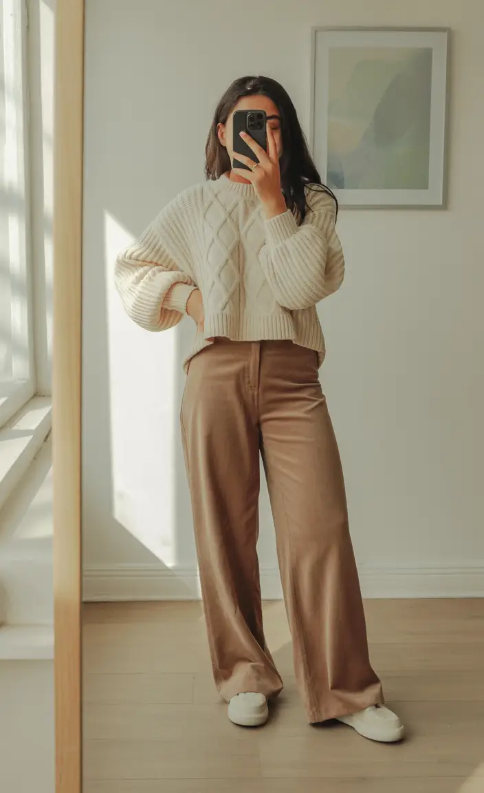 jeans outfits 2026 Earthy Elegance