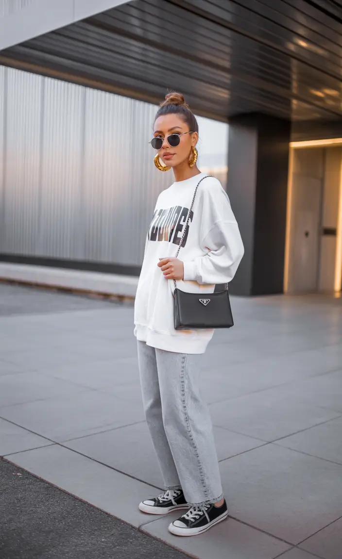 jeans outfits for school Sporty Street