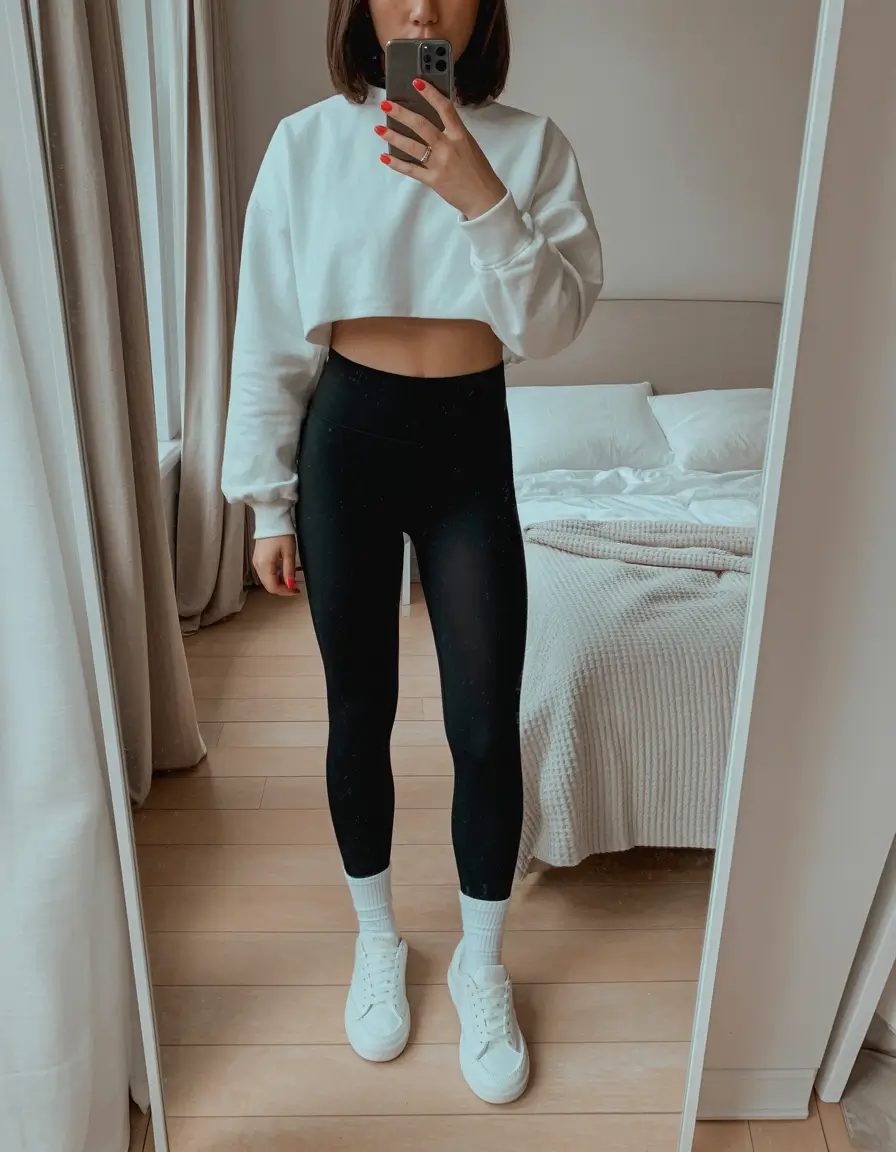 legging outfits spring Sporty Chic Energy