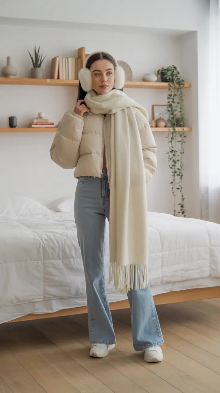 outfits ideas winter Winter Whisper Layers of Light