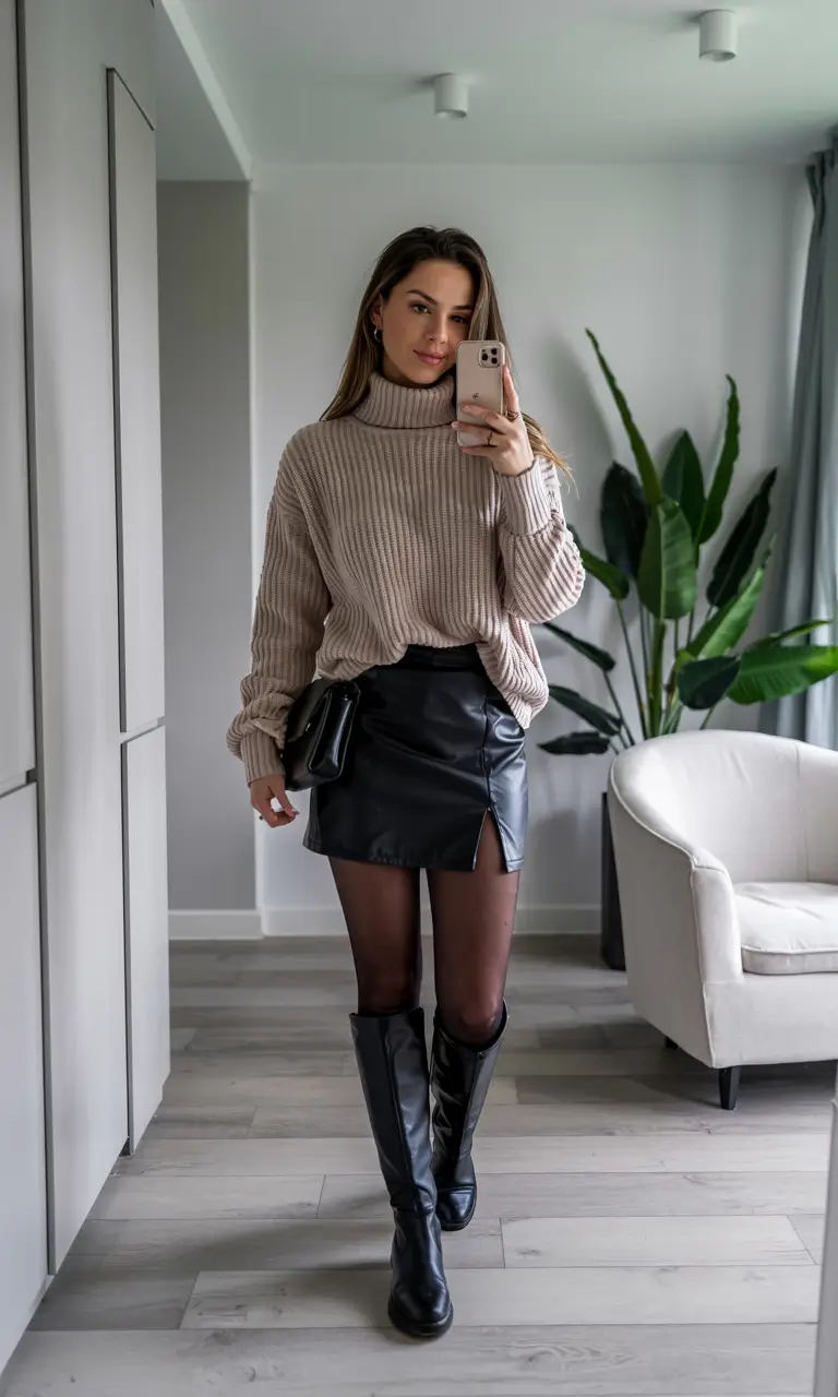 skirt outfits 2026 Modern Classic with a Twist