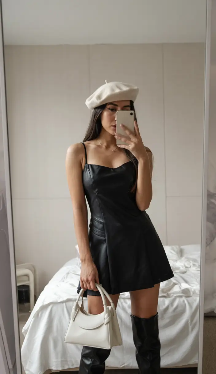birthday outfits ideas for women classy Parisian Black Mini
