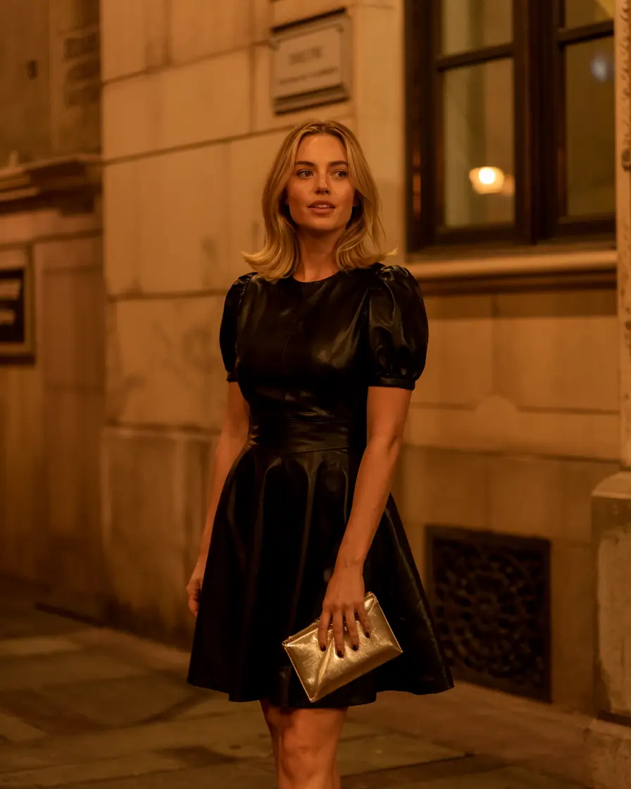 birthday outfits night Midnight Glamour in Leather