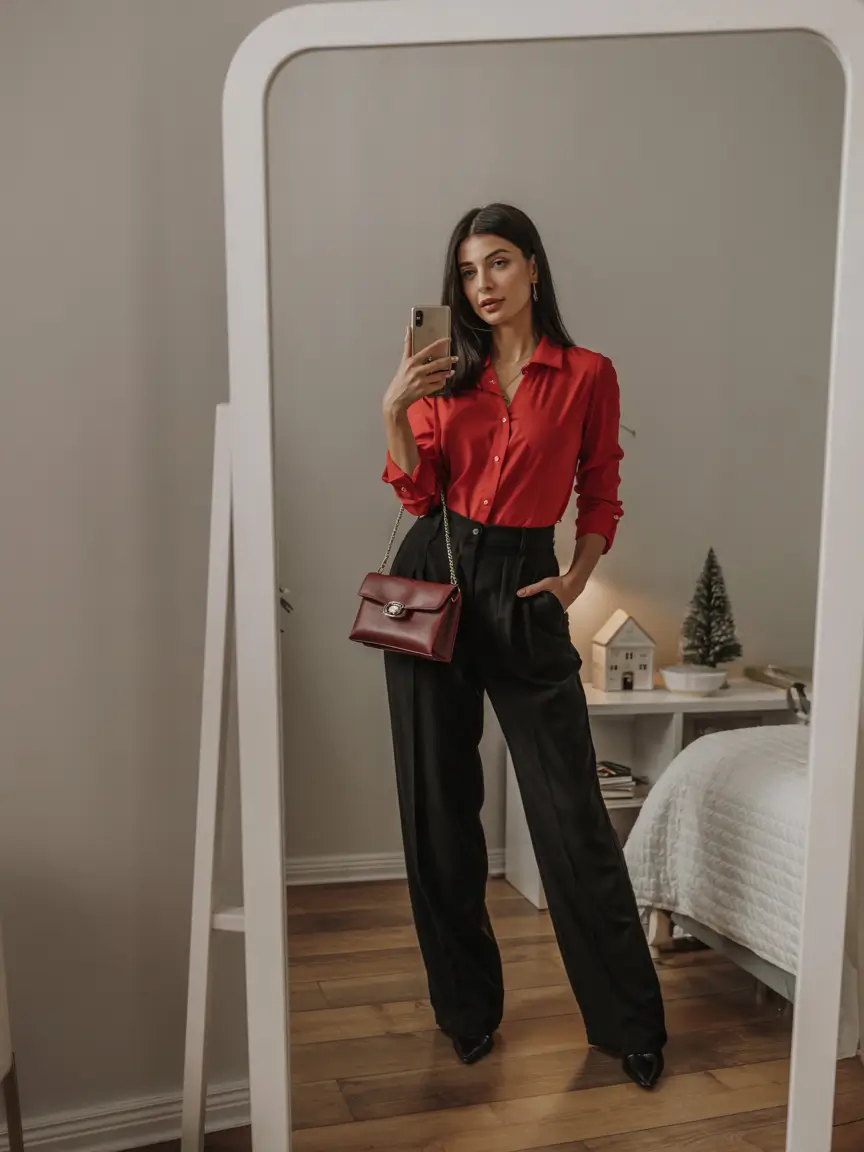 birthday outfits ideas for women classy Red Power Hour