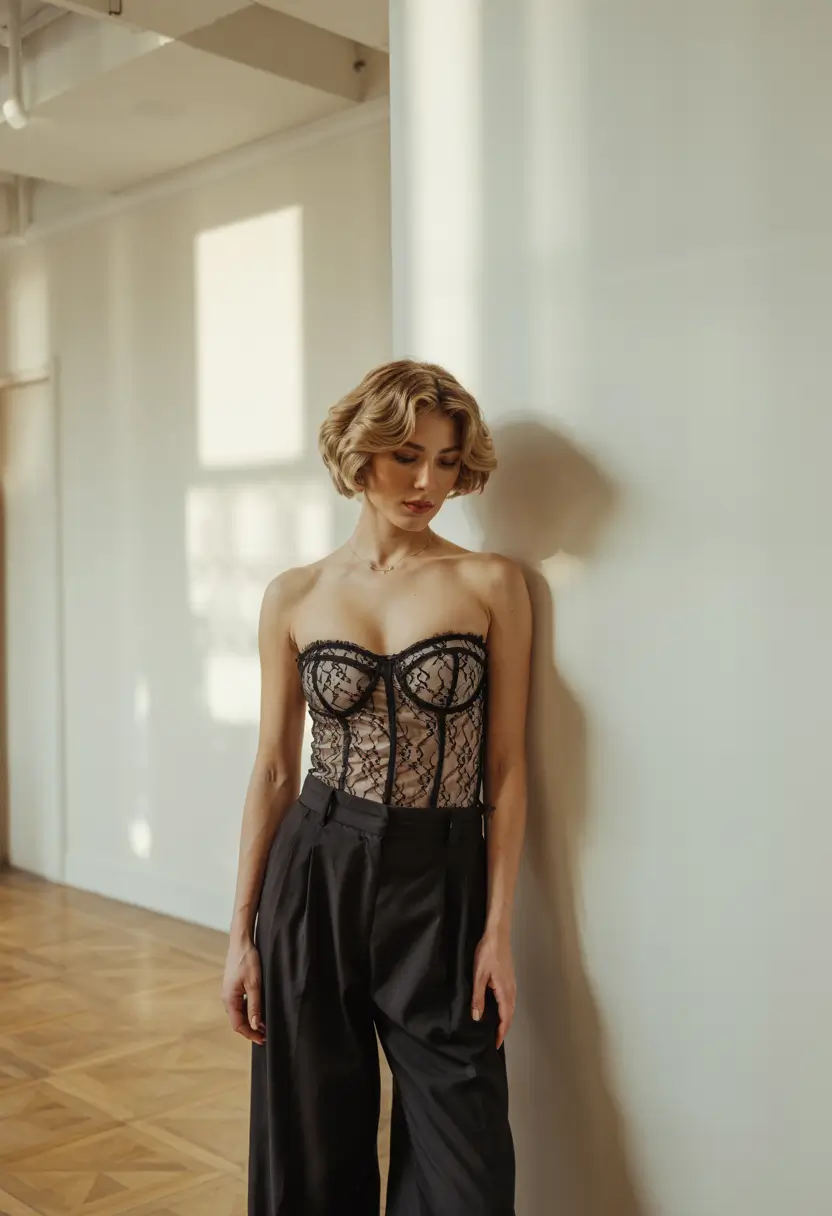 birthday outfits for women Delicate Power The Lace Corset Comeback