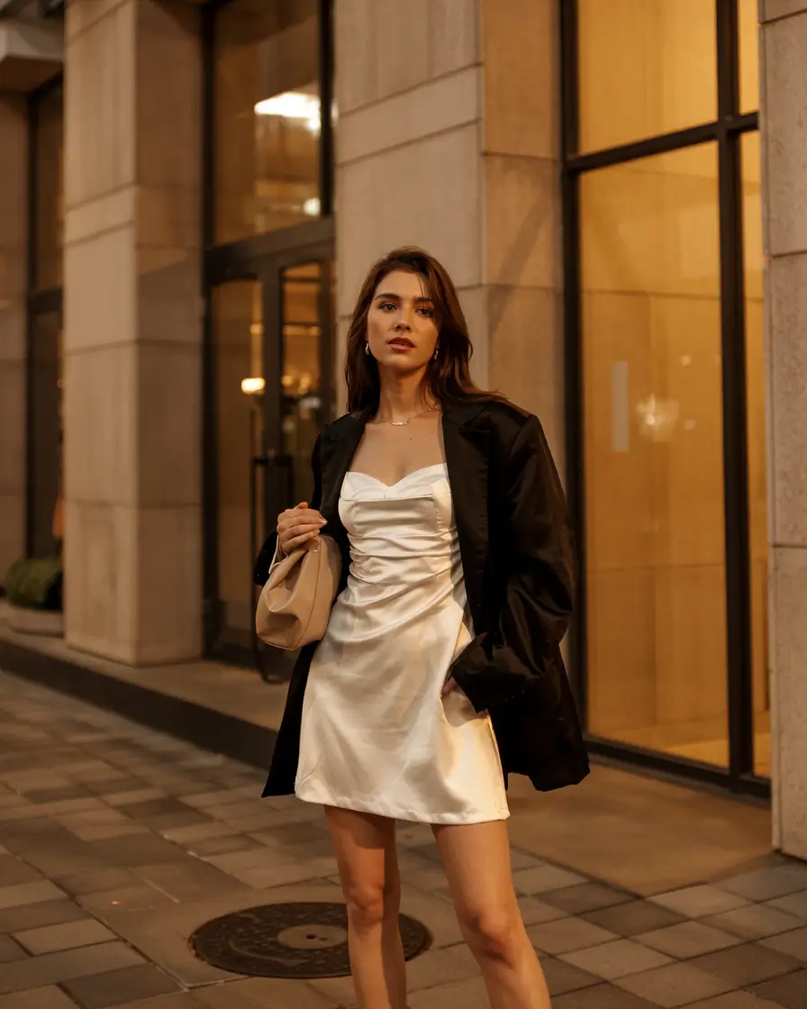 birthday outfits ideas Satin Moonlight Minimalist Luxe