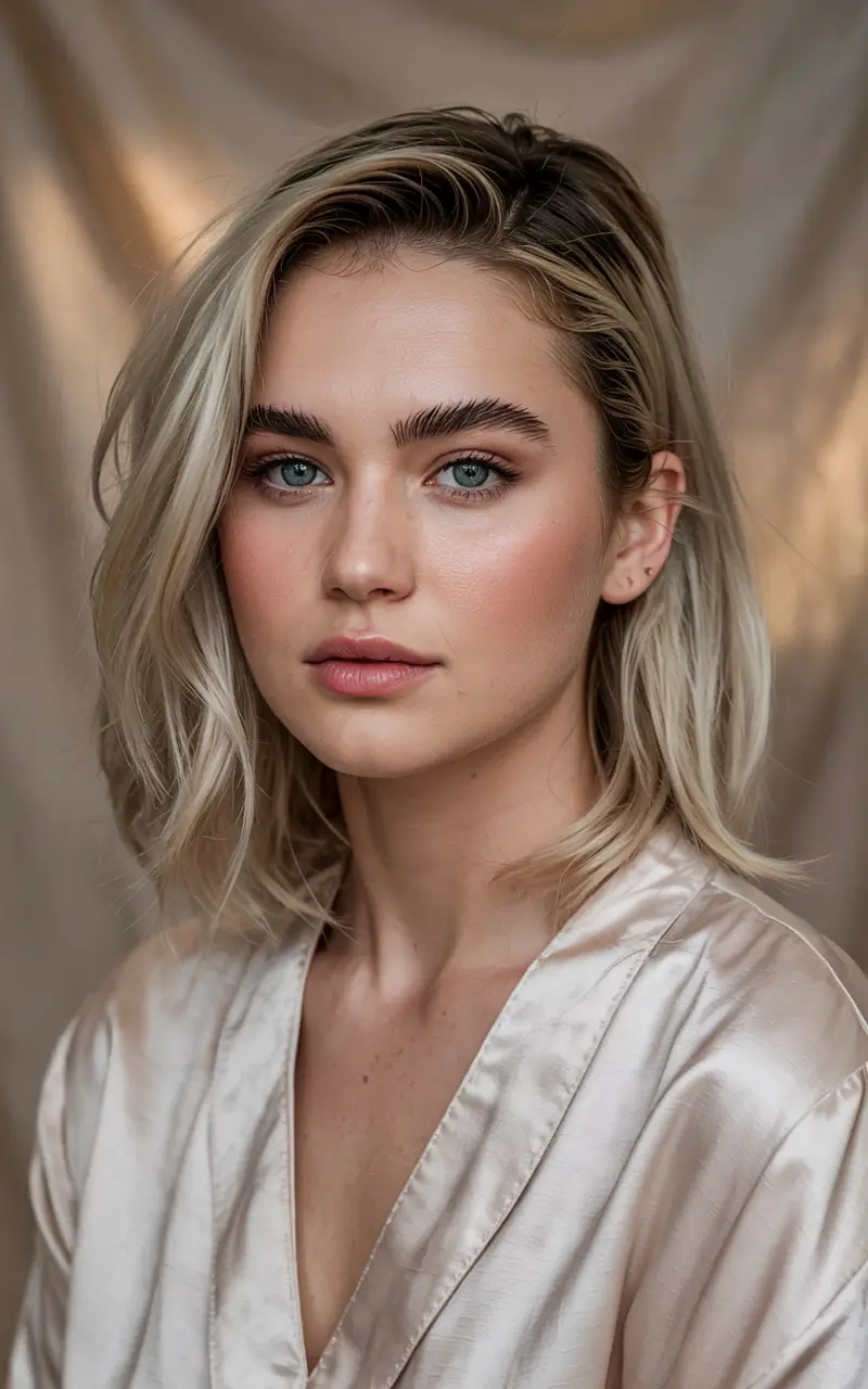 bob haircuts 2026 Platinum Luxe Bob