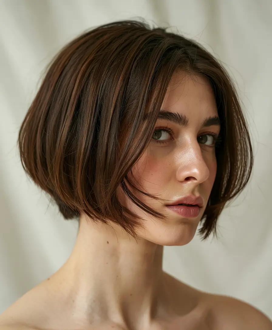 bob haircuts 2026 Chocolate Classic Bob