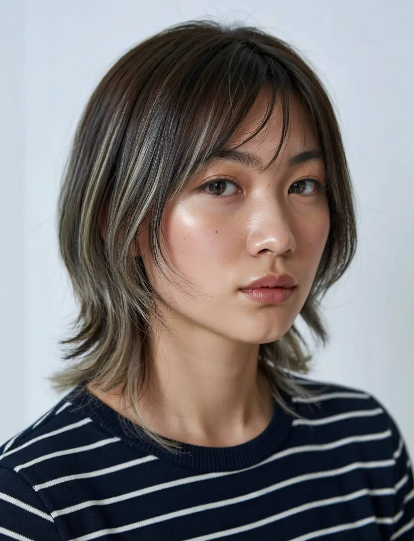 bob haircuts 2026 Modern Shaggy Bob With Bangs