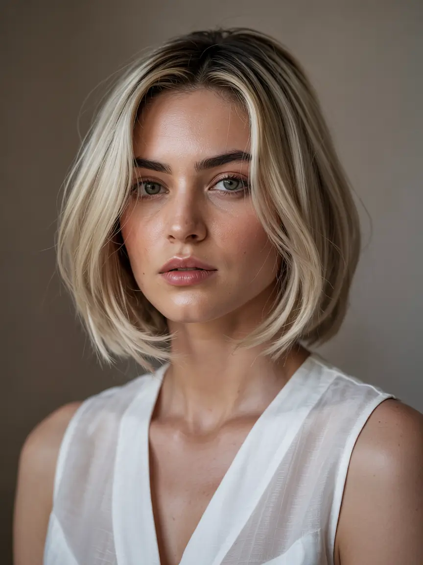 bob haircuts 2026 Soft Blonde Volume Bob