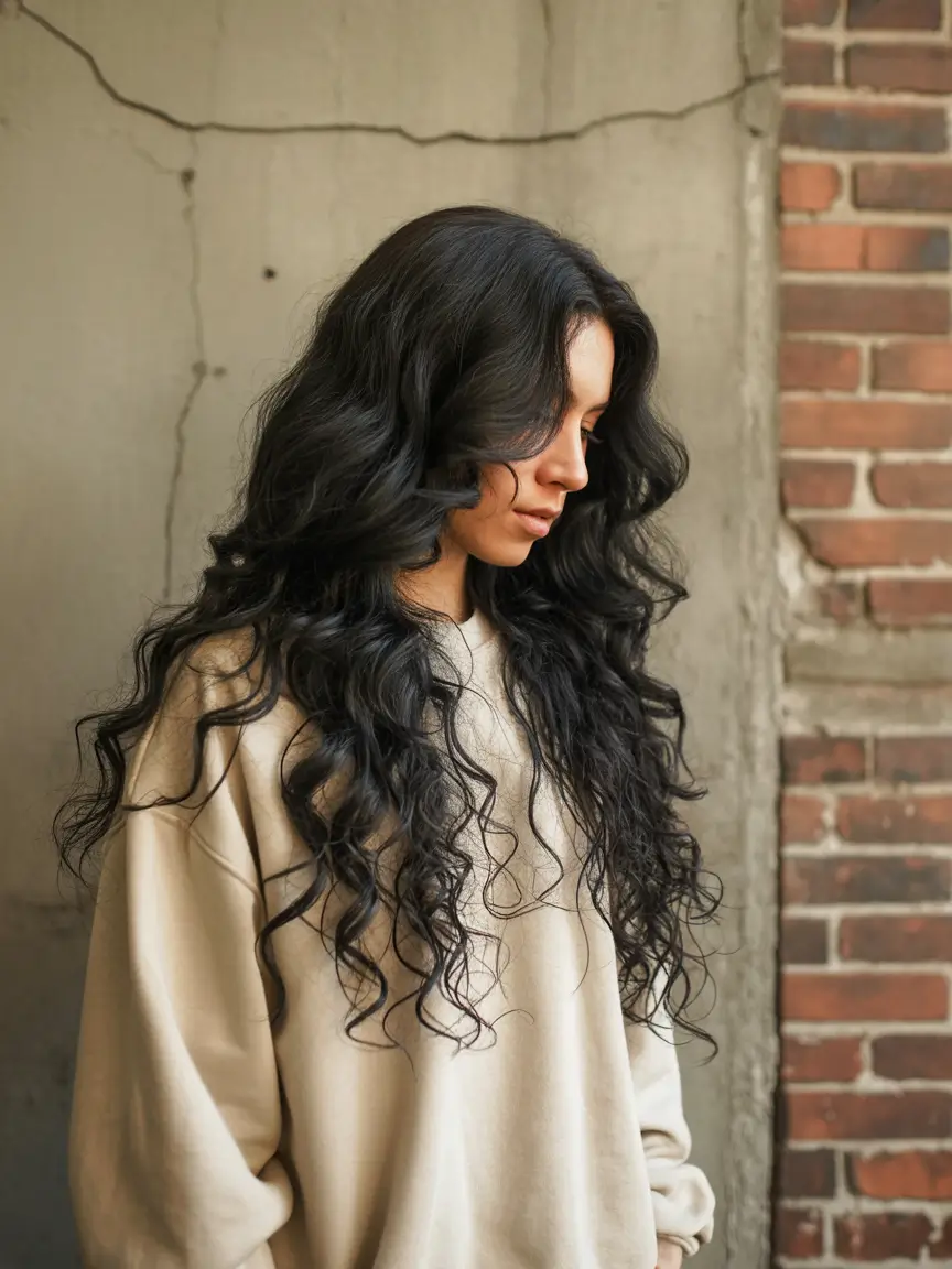 brunette hair color 2026 Deep Midnight Brunette