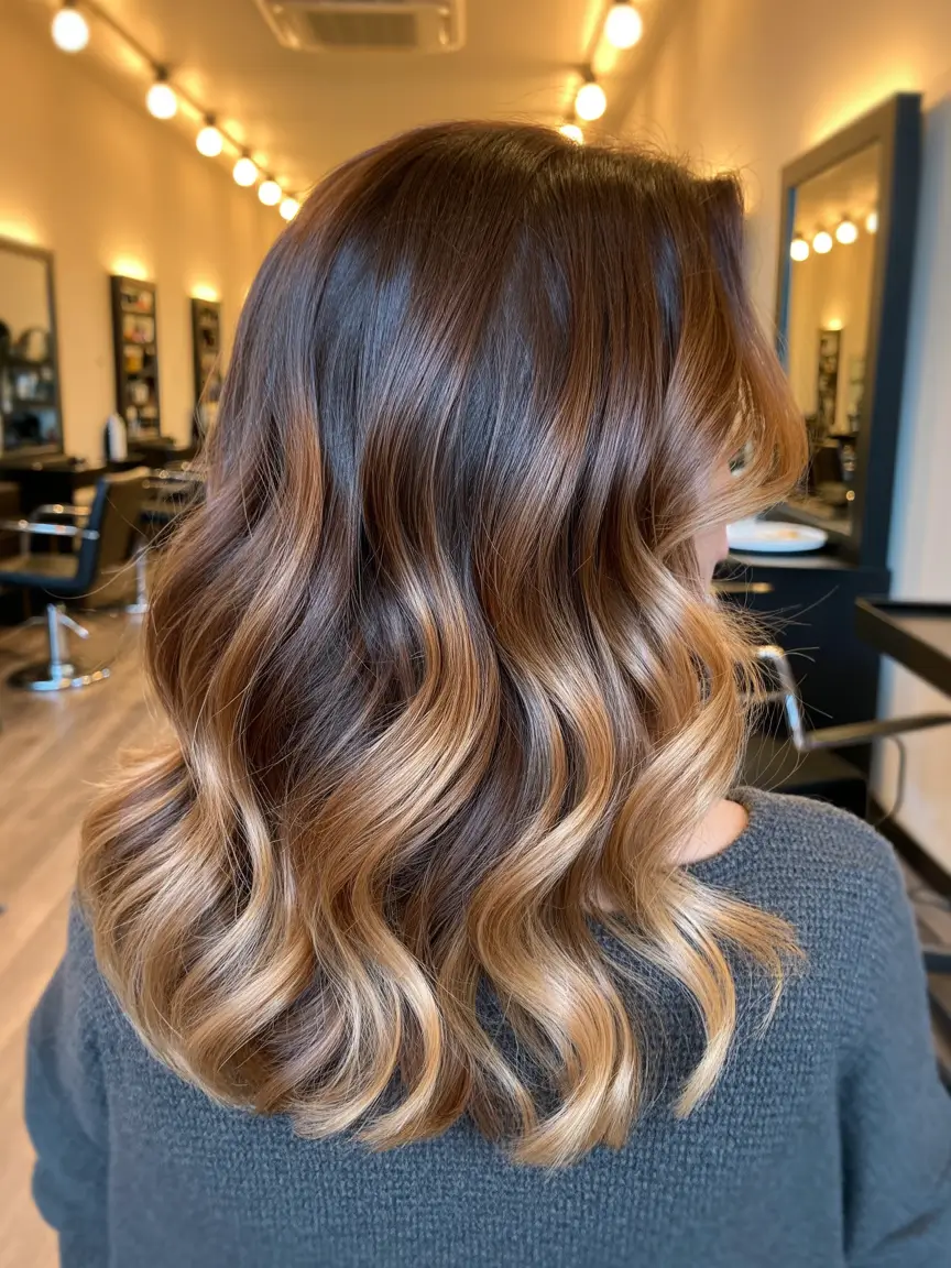 brunette hair color 2026 Caramel Melt Brunette